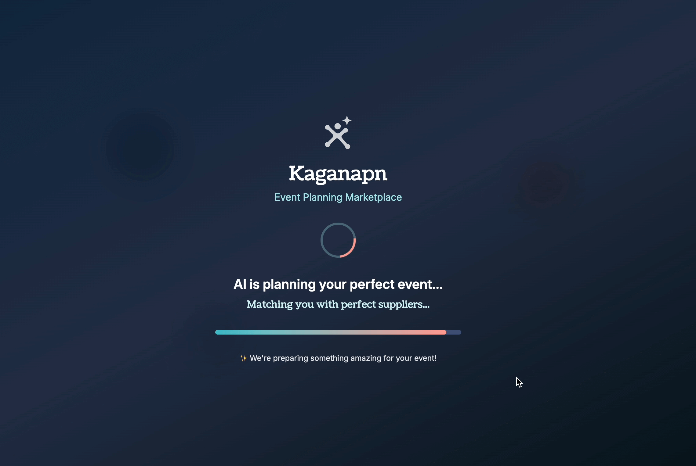 AI Event Planning Dashboard